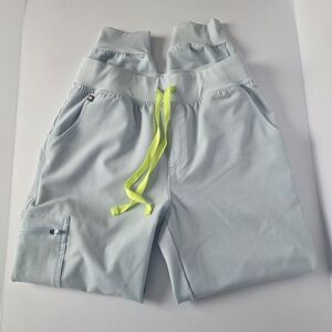 Figs Zamora High-Waisted Open Skies Jogger Scrub Pants Medium Limited Edition